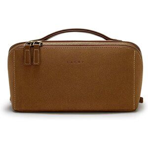 Women IB-Brown Large Capacity Cosmetic Travel Makeup Waterproof Portable Bag